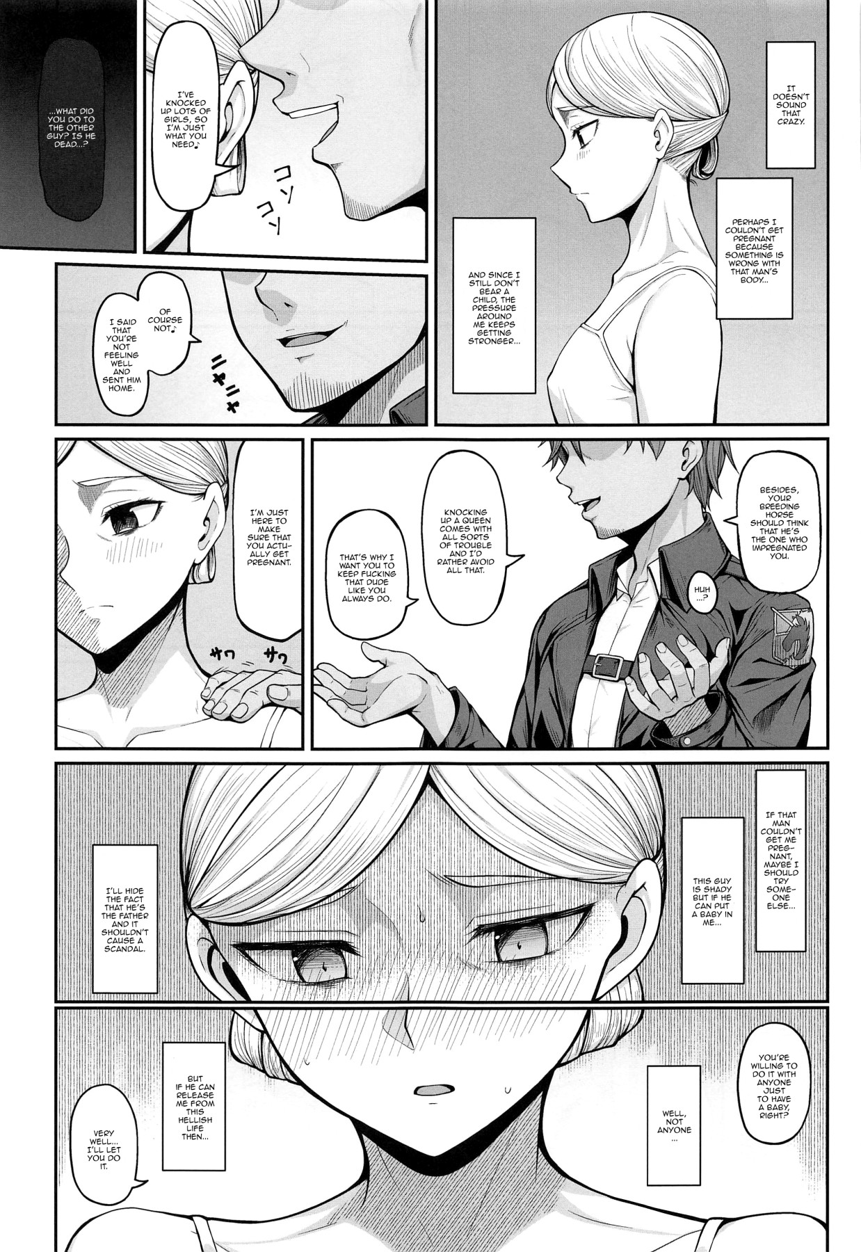 Hentai Manga Comic-If Historia Gives Into The Pleasure She'll Become A Pregnant Bellied Queen-Read-5